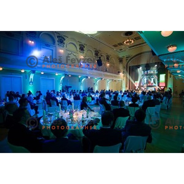 during the event of the Slovenian Olympic committee foundation for young sportsmen in Ljubljana, Slovenia on April 18, 2017