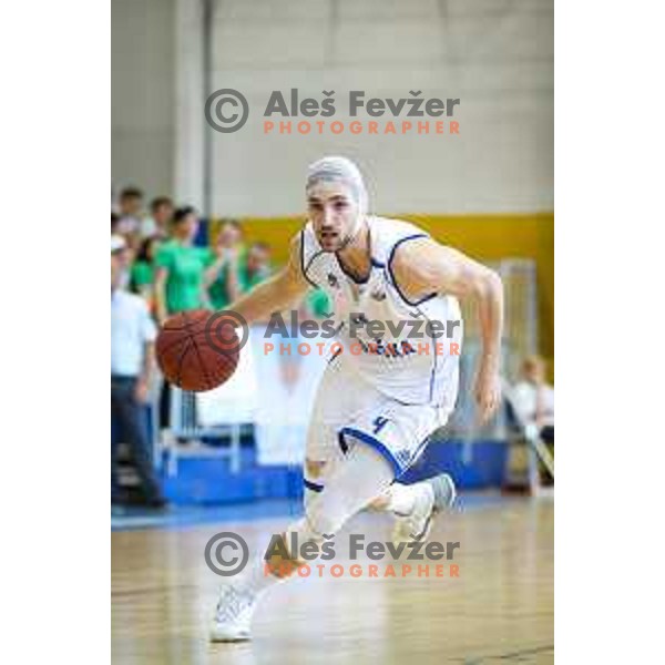 Tadej Ferme of Rogaska in action during basketball match between KK Rogaska - Zlatorog Lasko of Nova KBM league 2016/17, played at Sports hall Rogaska Slatina, Slovenia on May 12, 2017