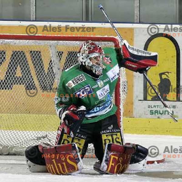 Alex Westlund at ice-hockey match ZM Olimpija- Innsbruck in EBEL league , played in Ljubljana (Slovenia) 11.11.2007. Photo by Ales Fevzer 