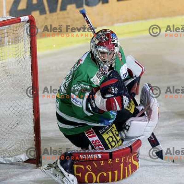 Alex Westlund at ice-hockey match ZM Olimpija- Innsbruck in EBEL league , played in Ljubljana (Slovenia) 11.11.2007. Photo by Ales Fevzer 