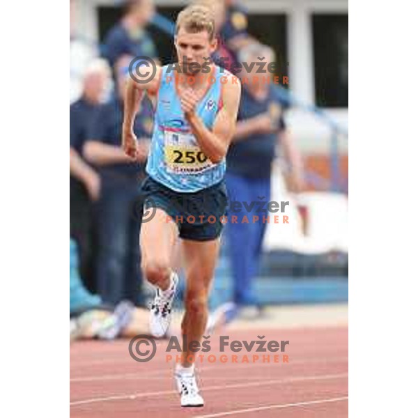 Zan Rudolf in action during Slovenian Team Athletics Championship in Celje on May 21, 2017