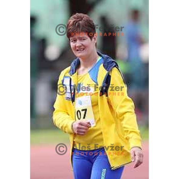 Martina Ratej in action during Slovenian Team Athletics Championship in Celje on May 21, 2017