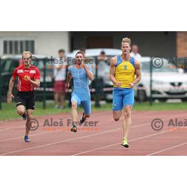 Luka Janezic in action during Slovenian Team Athletics Championship in Celje on May 21, 2017