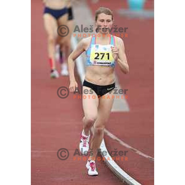 Marusa Mismas in action during Slovenian Team Athletics Championship in Celje on May 21, 2017