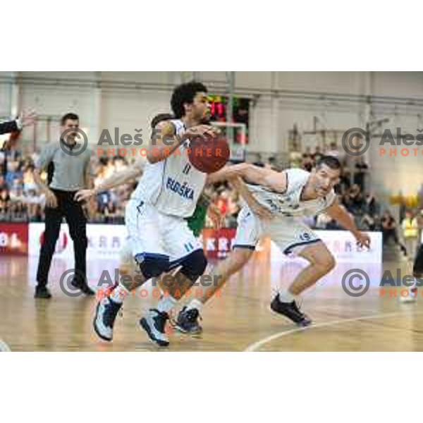 Darwin Davis in action during third game in the Final of Nova KBM league 2016-2017 between KK Rogaska and Union Olimpija in Rogaska Slatina, Slovenia on May 21, 2017