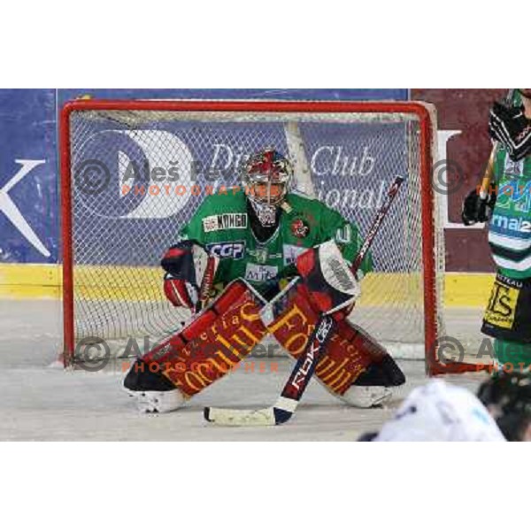 Westlund at ice-hockey match ZM Olimpija- Alba Volan in EBEL league , played in Ljubljana (Slovenia) 31.11.2007. Photo by Ales Fevzer 