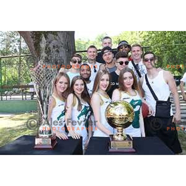Union Olimpija club day and picnic in Tivoli park, Ljubljana, Slovenia on May 28, 2017