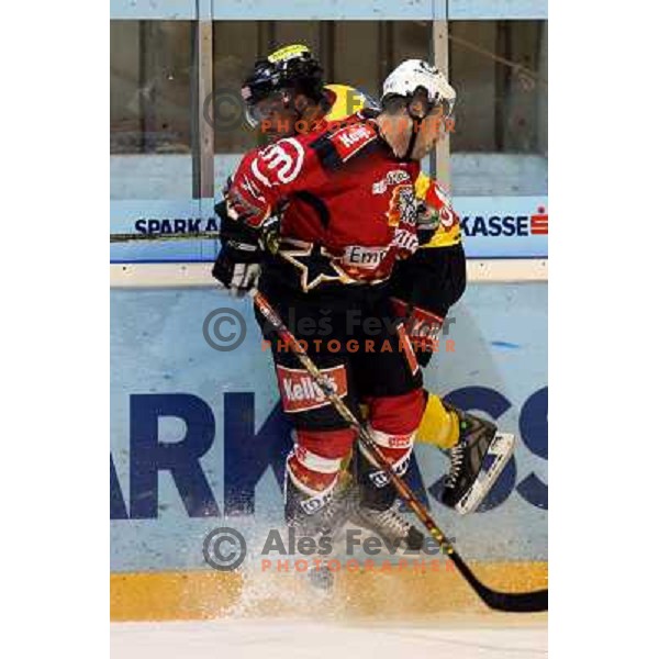 Vidmar (77) at ce-hoceky match Acroni Jesenice- Vienna capitals in 21st round of Ebel league,played in Jesenice (Slovenia) 16.11.2007. Photo by Ales Fevzer 