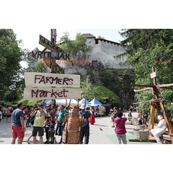 Medieval Days at Bled castle, Slovenia on June 4, 2017