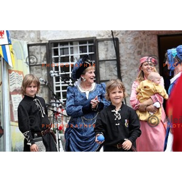Medieval Days at Bled castle, Slovenia on June 4, 2017