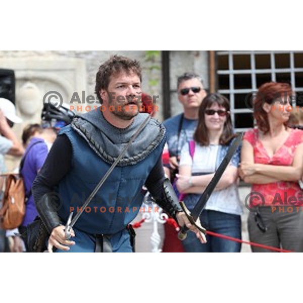Medieval Days at Bled castle, Slovenia on June 4, 2017