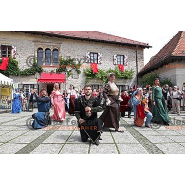 Medieval Days at Bled castle, Slovenia on June 4, 2017