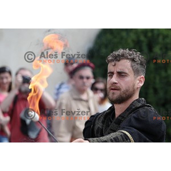 Medieval Days at Bled castle, Slovenia on June 4, 2017