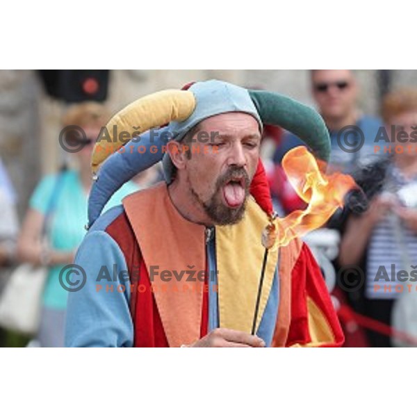 Medieval Days at Bled castle, Slovenia on June 4, 2017