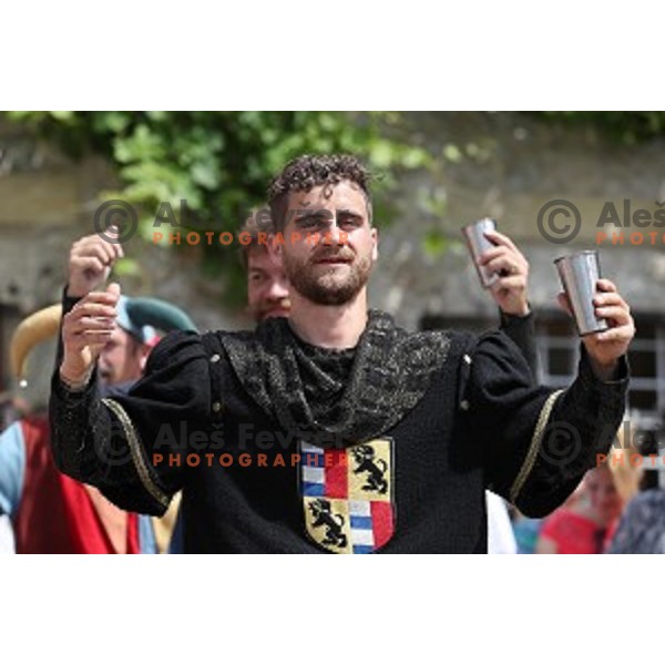 Medieval Days at Bled castle, Slovenia on June 4, 2017