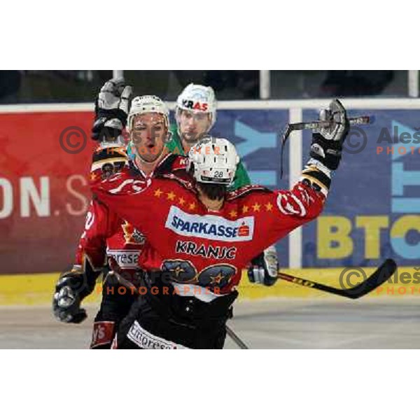 Kranjc at ice-hoceky match ZM Olimpija-Acroni Jesenice in 22nd round of Ebel league,played in LJUBLJANA (Slovenia) 18.11.2007. Photo by Ales Fevzer 