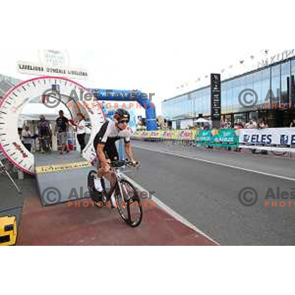 during Time Trial at Slovenian Championships at 36. Maraton Franja BTC City in Ljubljana, Slovenia on June 9, 2017