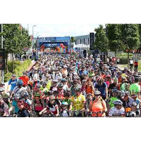 Hofer Family Marathon Franja on 25 km - UCI Gran Fondo event in Ljubljana on June 10, 2017
