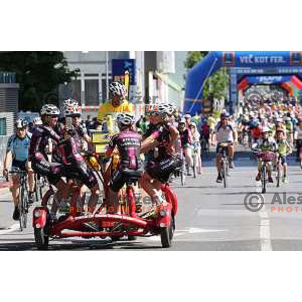 Hofer Family Marathon Franja on 25 km - UCI Gran Fondo event in Ljubljana on June 10, 2017