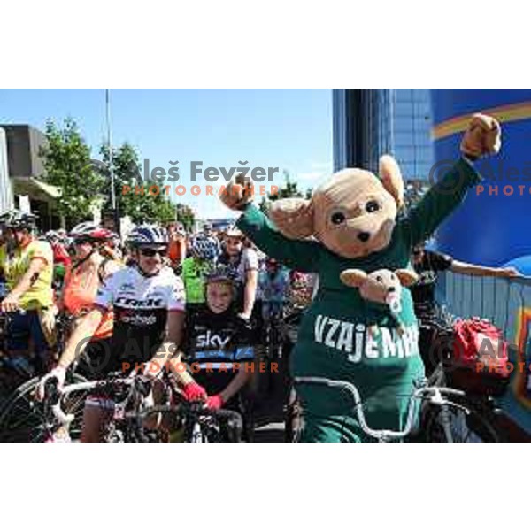 Hofer Family Marathon Franja on 25 km - UCI Gran Fondo event in Ljubljana on June 10, 2017