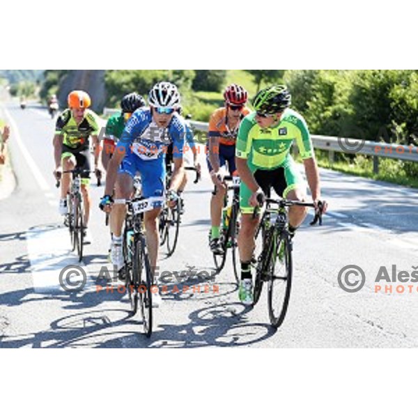 Primoz Porenta and Matej Kravos at Marathon Franja UCI Gran Fondo World Tour 156 km, Ljubljana , Slovenia on June 11, 2017