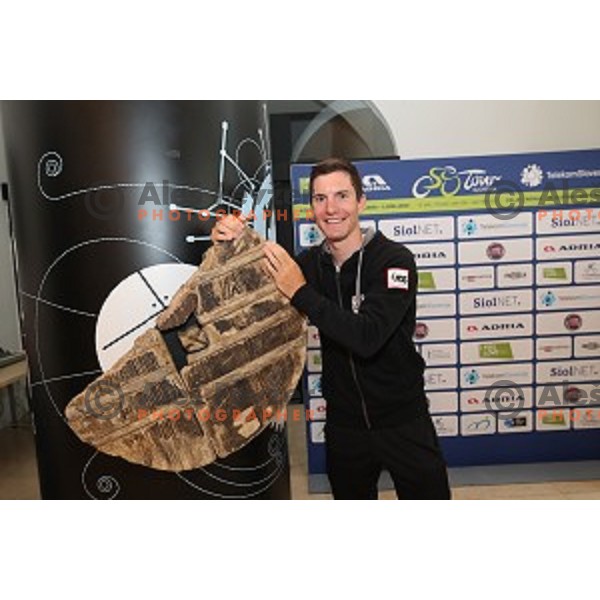 Jan Polanc at Tour of Slovenia press conference in City museum, Ljubljana on June 14, 2017