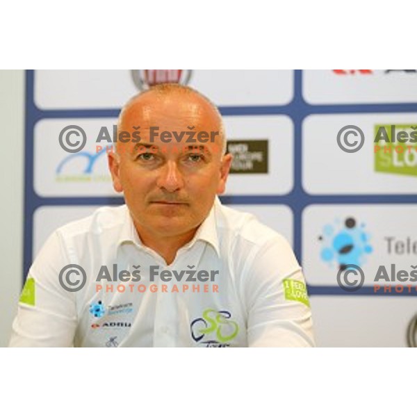 Bogdan Fink at Tour of Slovenia press conference in City museum, Ljubljana on June 14, 2017