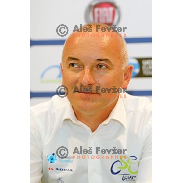 Bogdan Fink at Tour of Slovenia press conference in City museum, Ljubljana on June 14, 2017