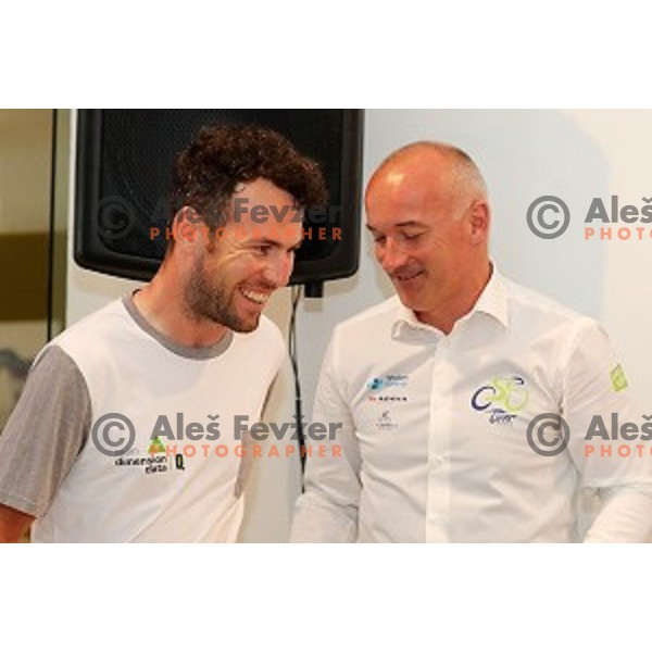 Mark Cavendish (GBR) at Tour of Slovenia press conference in City museum, Ljubljana on June 14, 2017