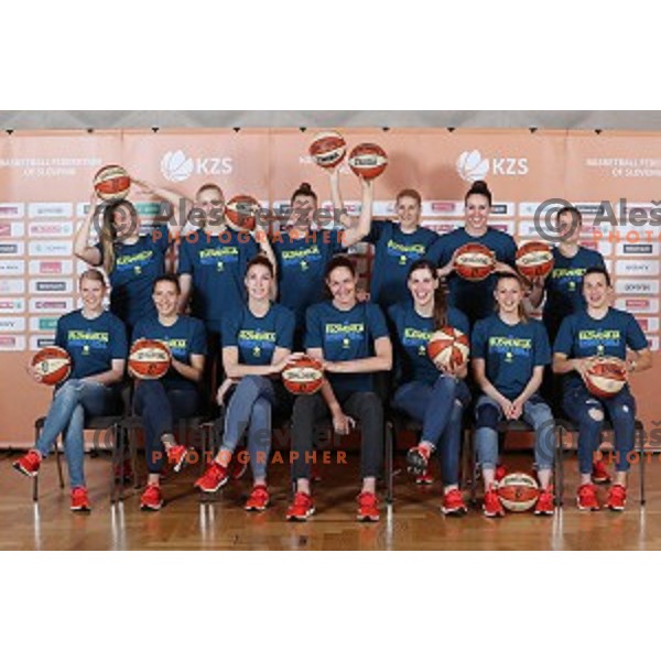member of Slovenia Women\'s basketball team at Euroepan Championships in Prague, Czech Republic from 16-25 of June, 2017