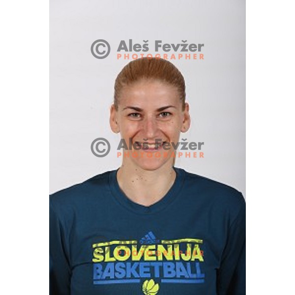 Maja Erkic, member of Slovenia Women\'s basketball team at Euroepan Championships in Prague, Czech Republic from 16-25 of June, 2017