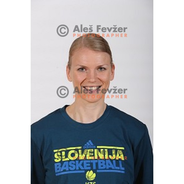 Zivav Zdolsek, member of Slovenia Women\'s basketball team at Euroepan Championships in Prague, Czech Republic from 16-25 of June, 2017