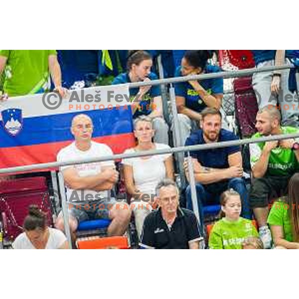 Jan Oblak during basketball match between Slovenia and France at European Women Basketball Championship 2017, played in Arena Kralovka, Prague, Czech Republic on June 16, 2017