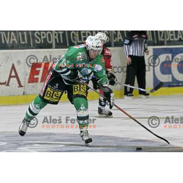 Muric at ice-hockey match ZM Olimpija-Acroni Jesenice in 22nd round of Ebel league,played in LJUBLJANA (Slovenia) 18.11.2007. ZM Olimpija won 5:4 after shot-out. Photo by Ales Fevzer 