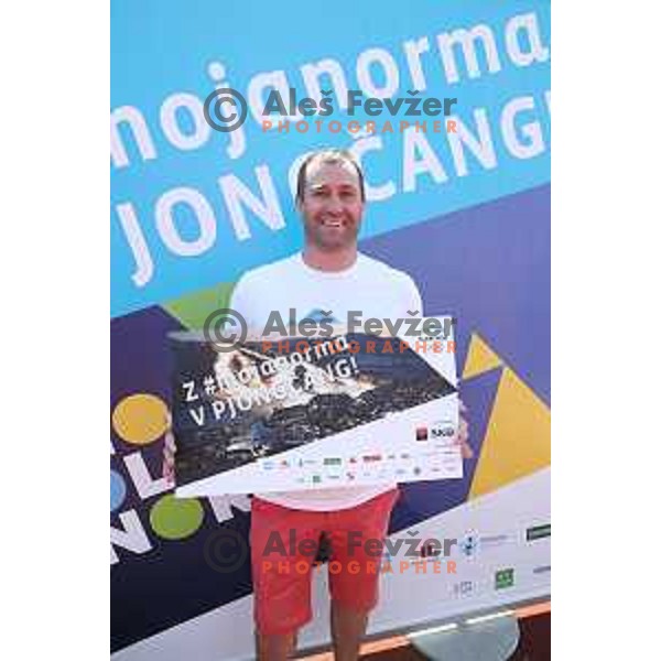 Tomaz Razingar at Final event of Moja Norma 2017 Campaign at Kodeljevo, Ljubljana, Slovenia on June 18, 2017