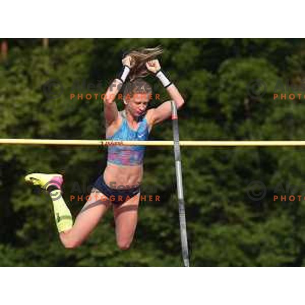 Tina Sutej of Slovenia during Grand Prix Athletics in Velenje, Slovenia on June 20, 2017