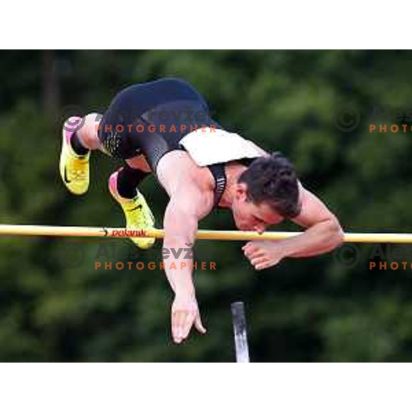Robert Renner of Slovenia during Grand Prix Athletics in Velenje, Slovenia on June 20, 2017