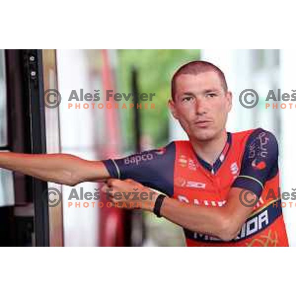 Jani Brajkovic of Bahrain Merida at Slovenian National Road Race Championship in Kranj on June 25, 2017