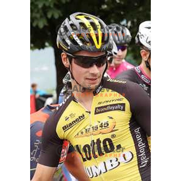 Primoz Roglic of Lotto Jumbo at Slovenian National Road Race Championship in Kranj on June 25, 2017