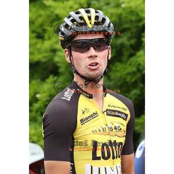 Primoz Roglic of Lotto Jumbo at Slovenian National Road Race Championship in Kranj on June 25, 2017