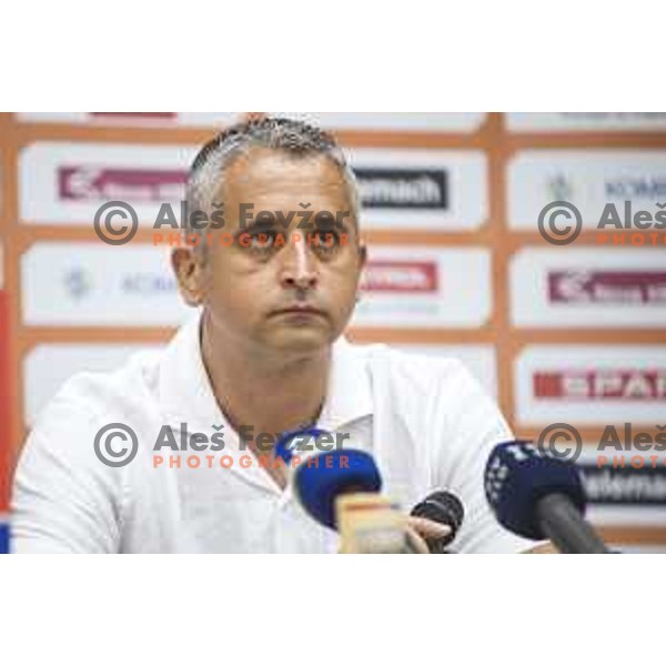 Igor Kokoskov during KZS press conference held in Ljubljana, on June 29th, 2017