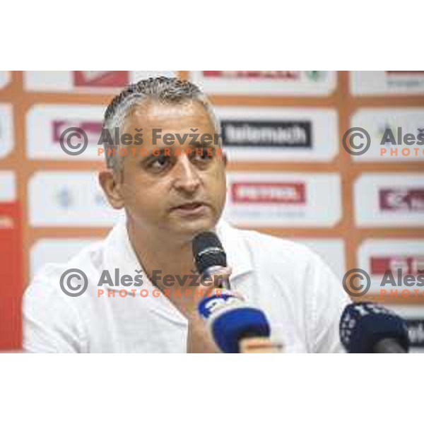 Igor Kokoskov during KZS press conference held in Ljubljana, on June 29th, 2017