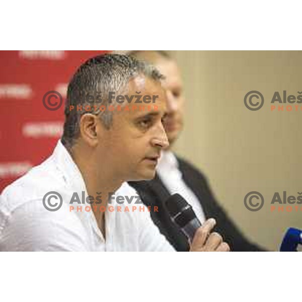 Igor Kokoskov during KZS press conference held in Ljubljana, on June 29th, 2017