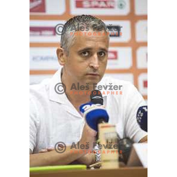 Igor Kokoskov during KZS press conference held in Ljubljana, on June 29th, 2017