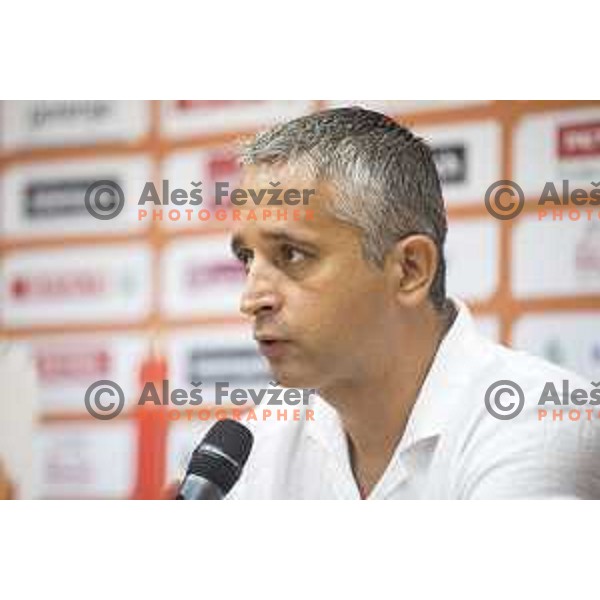 Igor Kokoskov during KZS press conference held in Ljubljana, on June 29th, 2017