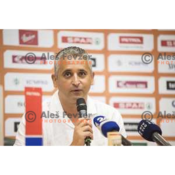 Igor Kokoskov during KZS press conference held in Ljubljana, on June 29th, 2017