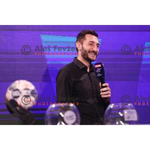 Dragan Gajic during EHF Champions league group stage draw at Ljubljana Castle, Slovenia on June 30, 2017