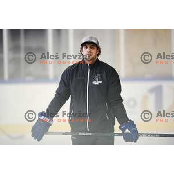 Anze Kopitar of LA Kings during his summer camp for young ice-hockey players in Bled Ice Hall, Slovenia on July 6, 2017