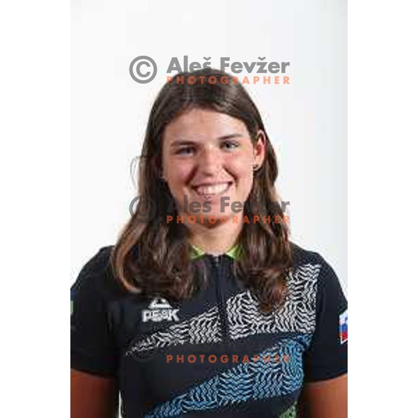 Laura Skoberne member of Team Slovenia for World Games in Wroclaw, Poland 2017 at press conference in SOIC, Ljubljana on July 17, 2017