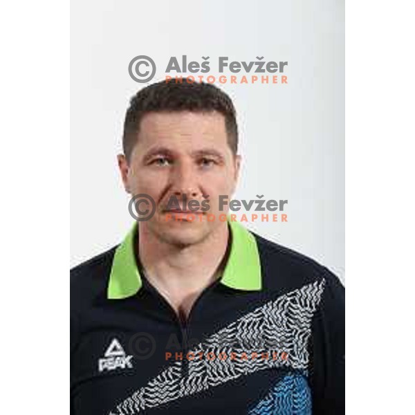 Coach Gorazd Toplak member of Team Slovenia for World Games in Wroclaw, Poland 2017 at press conference in SOIC, Ljubljana on July 17, 2017